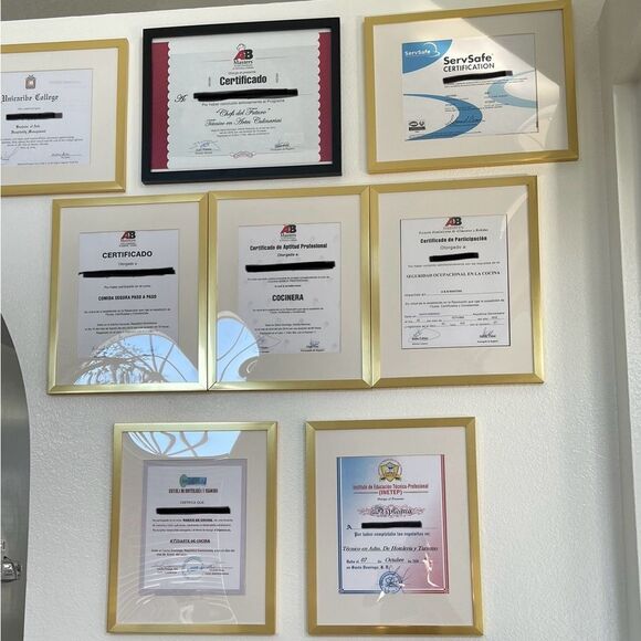 11x14 Picture Frame Set of 2, Display Pictures 8x10 with Mat or 11x14 WithoutMat - Picture 8 of 12